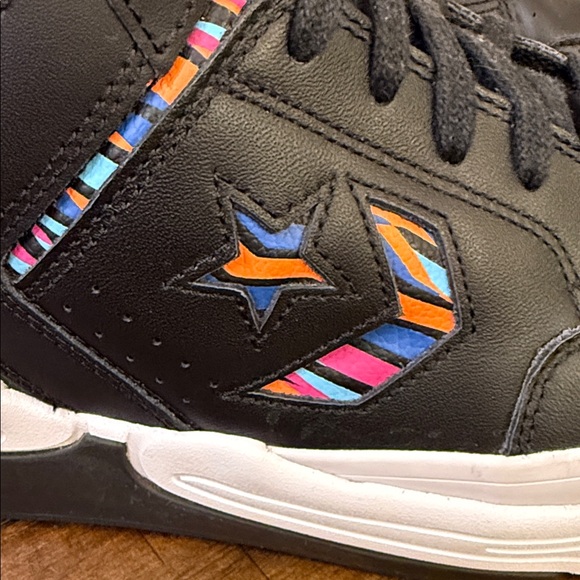 CONVERSE  Weapon CX Shoes Mid Top Black Multi Men's Leather size 11 - Picture 8 of 9